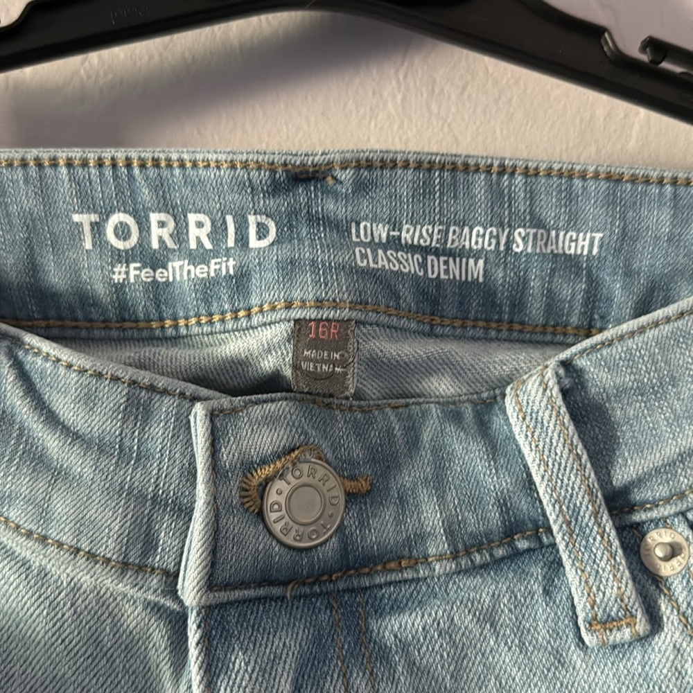 Baggy Low rise jeans Torrid size 16 - Picture 5 of 9